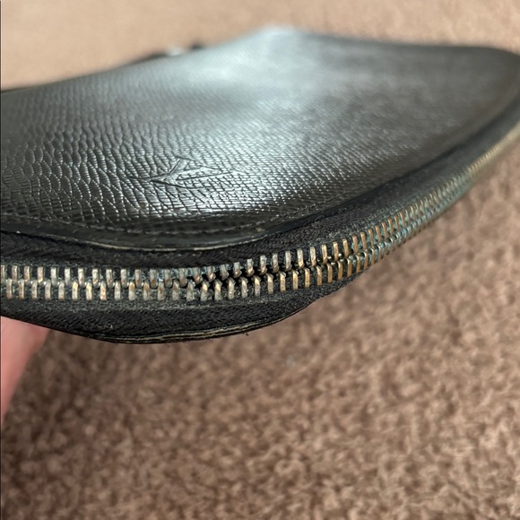Louis Vuitton Black Taiga Leather Zippy Travel Organizer Wallet Clutch - Picture 3 of 16